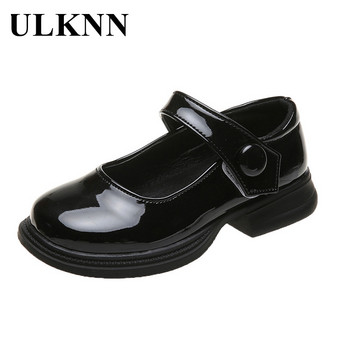ULKNN δερμάτινα παπούτσια για κορίτσια σκηνής παπούτσια πριγκίπισσας απόδοση παιδικά παπούτσια μαλακό πάτο αντιολισθητικό 2023 μονόχρωμη μόδα χαριτωμένο