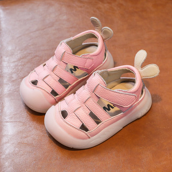 Βρεφικά κοριτσίστικα αγόρια 2023 Καλοκαίρι Βρεφικά παπούτσια για νήπια Γνήσιο δέρμα Σχολικά παιδικά παπούτσια με μαλακή σόλα Παιδικά σανδάλια παραλίας