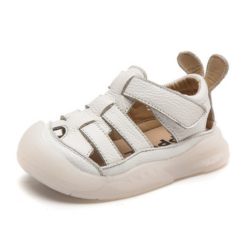 Βρεφικά κοριτσίστικα αγόρια 2023 Καλοκαίρι Βρεφικά παπούτσια για νήπια Γνήσιο δέρμα Σχολικά παιδικά παπούτσια με μαλακή σόλα Παιδικά σανδάλια παραλίας