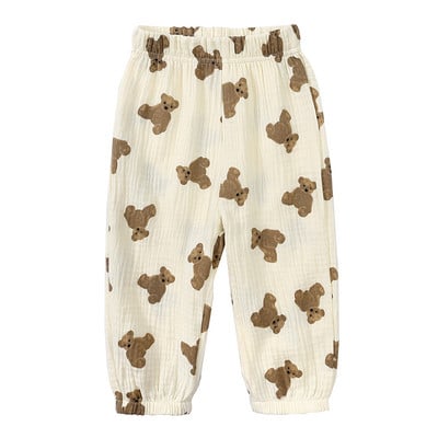 2023 Детски Детски летни харем панталони Памук Пролет Есен Момче Момиче Дишащи ежедневни дълги за бебешки тийнейджърски корейски панталони