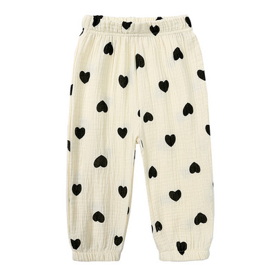 2023 Детски Детски летни харем панталони Памук Пролет Есен Момче Момиче Дишащи ежедневни дълги за бебешки тийнейджърски корейски панталони