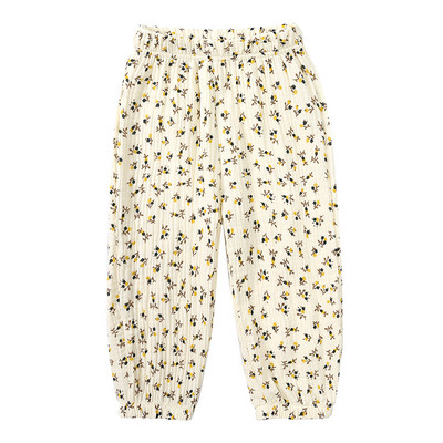 2023 Детски Детски летни харем панталони Памук Пролет Есен Момче Момиче Дишащи ежедневни дълги за бебешки тийнейджърски корейски панталони