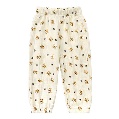 2023 Детски Детски летни харем панталони Памук Пролет Есен Момче Момиче Дишащи ежедневни дълги за бебешки тийнейджърски корейски панталони