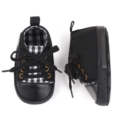 Печатни платнени бебешки спортни маратонки за новородени бебета Момчета Момичета Първи обувки за прохождане Бебешки обувки с мека подметка за бебета