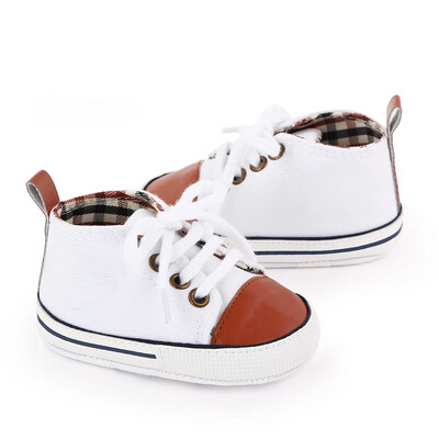 Печатни платнени бебешки спортни маратонки за новородени бебета Момчета Момичета Първи обувки за прохождане Бебешки обувки с мека подметка за бебета