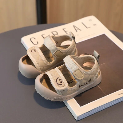 0-3 години Сандали за момчета 2023 Летни обувки за малко дете Бебе момиче Меки гъвкави сандали Новородено Бебе Първи на открито