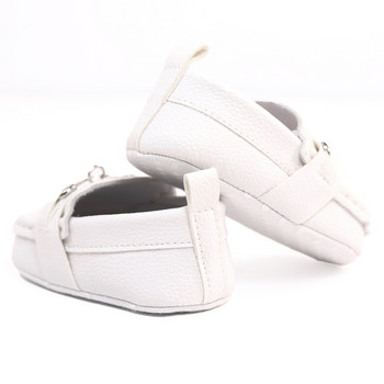 Casual Solid Color Slip On Loafer παπούτσια για μωρά για αγοράκια, ελαφριά άνετα αντιολισθητικά φλατ παπούτσια για εσωτερικούς χώρους, S