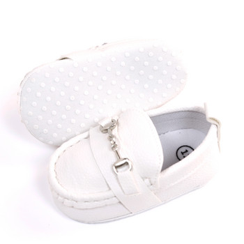 Casual Solid Color Slip On Loafer παπούτσια για μωρά για αγοράκια, ελαφριά άνετα αντιολισθητικά φλατ παπούτσια για εσωτερικούς χώρους, S