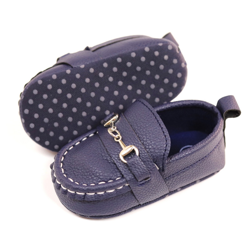 Ежедневни едноцветни ниски мокасини с едноцветни обувки за бебета, леки, удобни неплъзгащи се плоски обувки за закрито и открито, S