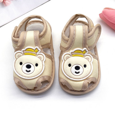 Унисекс бебешки детски сандали 2022 летни новородени карикатурни карирани обувки на открито Ежедневни обувки за малки деца Бебешки момичета Момчета Обувки Prewalkers