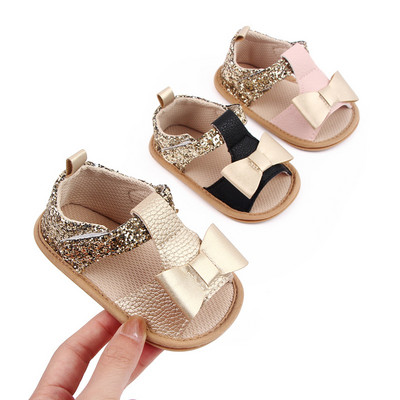 Beebi tüdruku kingad vöörisõlm pehme põhjaga libisemiskindlad jalanõud tüdrukutele väikelapse sandaalid vastsündinu kingad zapatos bebe