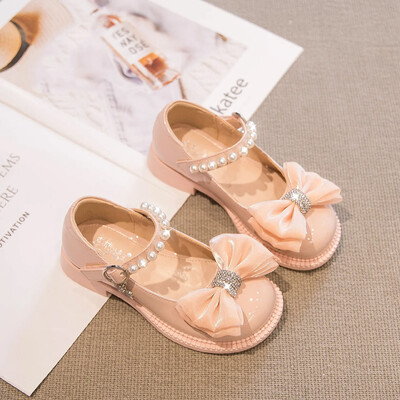 Lánycipő Kis bőrcipő Princess cipők Lány gyerekcipők Baby Mary Jane cipők Puha talpú gyerekcipők Chaussure Enfant Fille