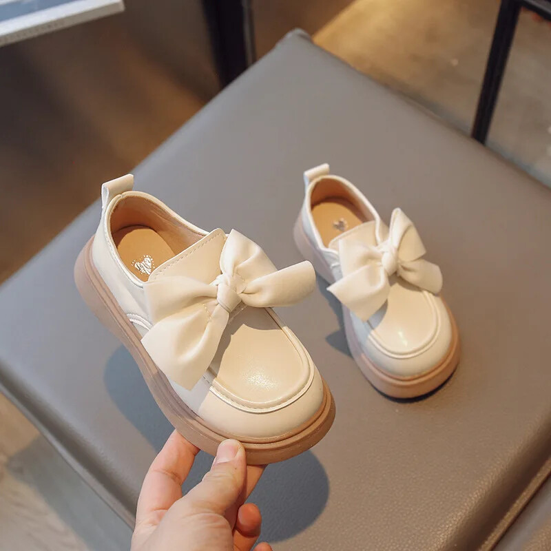 Кожени обувки за бебе момиче 2023 г. Ретро корейско издание Бебешки обувки Mary Jane с дебела подметка Детски мокасини Sapato Infantil Para Menina Туфли