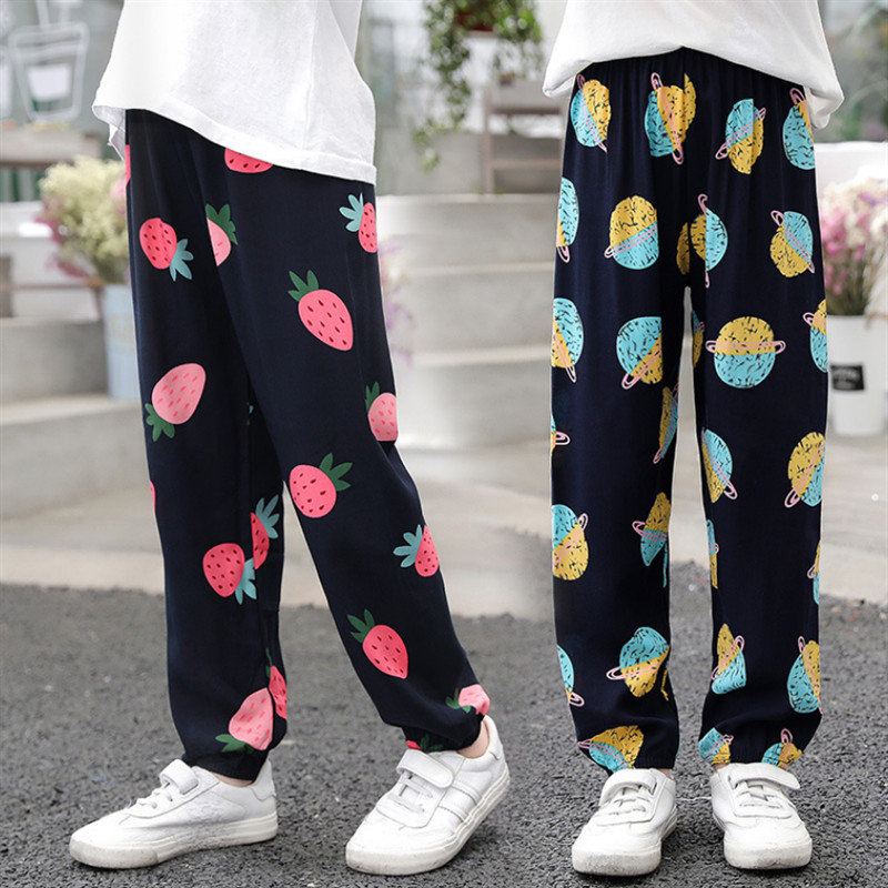 Уличен клин за момичета Момче Свободни панталони Детски широки панталони Детски летни дрехи Панталони с фенери за тийнейджъри Клинове