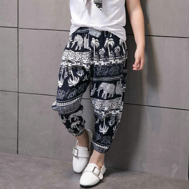 Уличен клин за момичета Момче Свободни панталони Детски широки панталони Детски летни дрехи Панталони с фенери за тийнейджъри Клинове