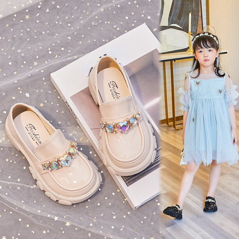 Zapatos Niña Platform Girl Leather Shoe 2023 Autumn Fashion Princess Shoe Soft Soled Lolita Shoe Kid Shoes Mary Jane Shoes tufli