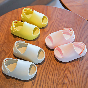 New Baby Toddler Παιδικά Slip-On Μόδα σανδάλια για αγόρια κορίτσια με αφρό παραλίας καλοκαιρινές τσουλήθρες Bone Resin Παιδικά ελαφριά παπούτσια νερού