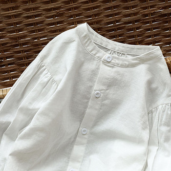 Κοριτσίστικο πουκάμισο Φανάρι μανίκι Casual Breathable Top πουκάμισο 2021 Άνοιξη Καλοκαίρι Νέα Παιδικά Ρούχα Βρεφικά Παιδικά Ρούχα Ζακέτες