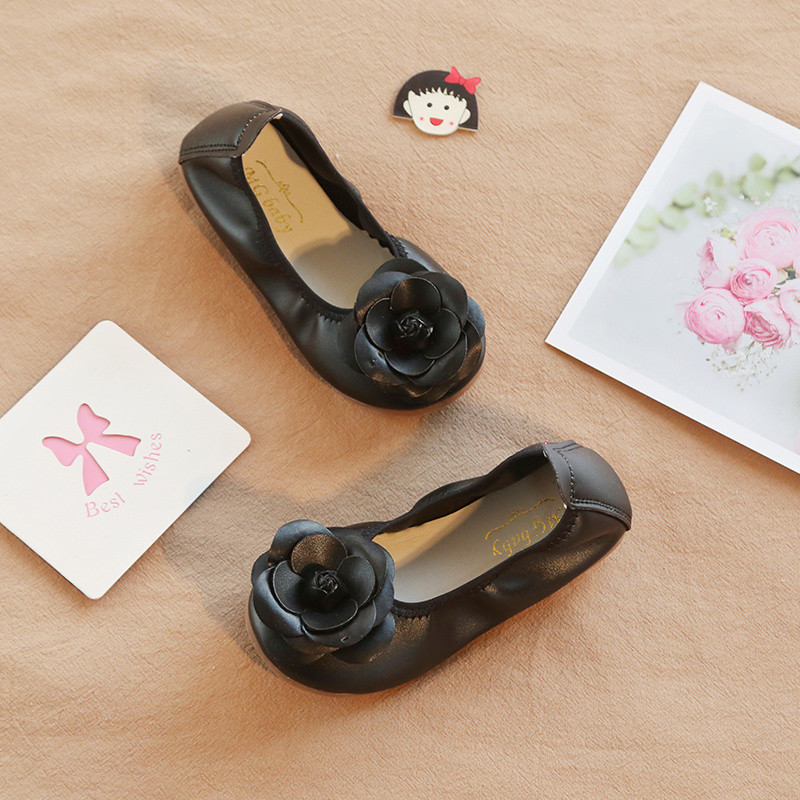 Детски кожени обувки Пролетна мода Обувки за момиченца с меко дъно Детски обувки за момичета SMG023