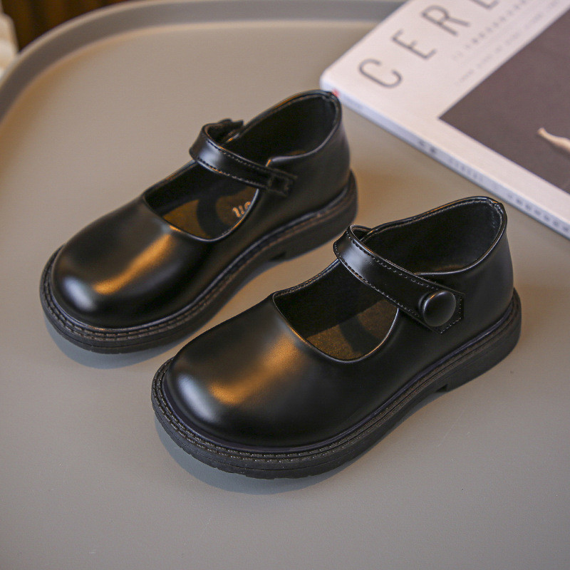 Нови кожени обувки за момичета на принцеса 2023 Пролетни детски цветя Обувки за танци в национален стил Детски обувки за момичета с равни обувки