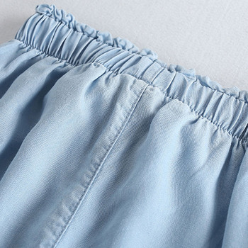 Παιδικό παντελόνι μήκους γάμπας Καλοκαιρινή μόδα Βρεφικό μαλακό βαμβακερό τζιν παντελόνι Παιδικά ρούχα Αθλητικά για κορίτσια Παντελόνια