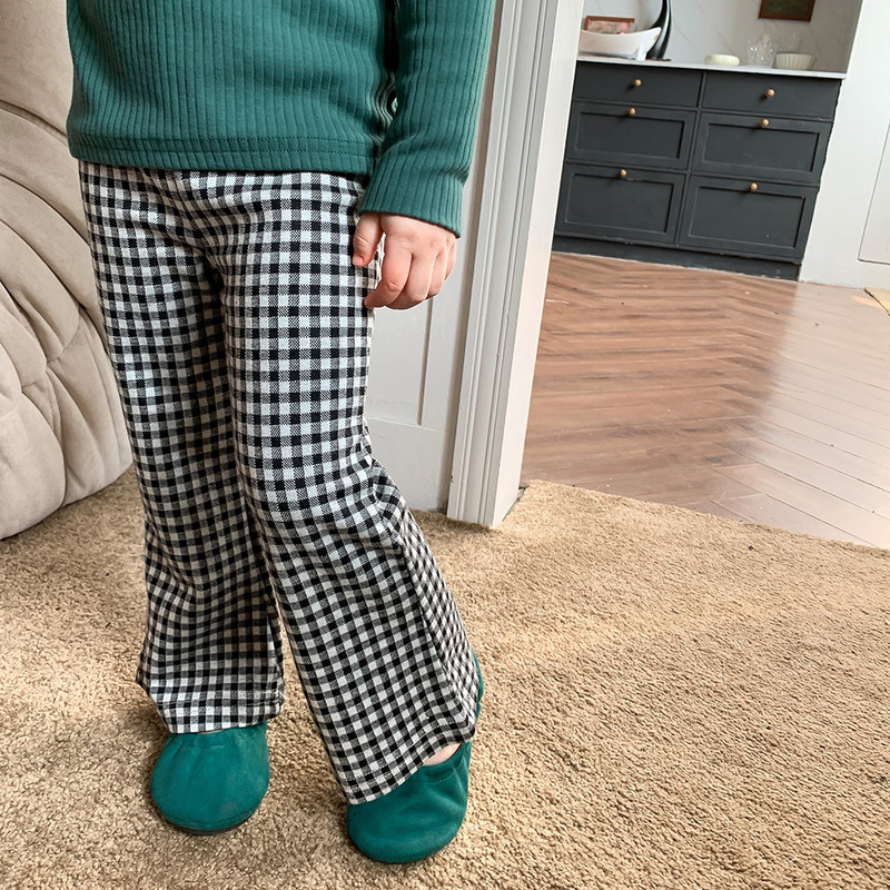 2-8T леопардови панталони за бебета и момичета Прохождащи деца Бебешки дрехи за момичета Есенни панталони с разкроени панталони Елегантно детско долнище Модни панталони