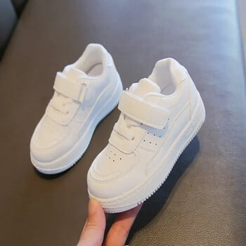 Tenis Sneakers Παιδικά Άνοιξη/Φθινόπωρο Νέα Αθλητικά Παπούτσια για αγόρια Κορίτσια Casual Παπούτσια Επιτραπέζια Δερμάτινα μαλακά σόλα Παιδικά μικρά λευκά παπούτσια