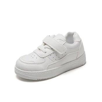 Tenis Sneakers Παιδικά Άνοιξη/Φθινόπωρο Νέα Αθλητικά Παπούτσια για αγόρια Κορίτσια Casual Παπούτσια Επιτραπέζια Δερμάτινα μαλακά σόλα Παιδικά μικρά λευκά παπούτσια