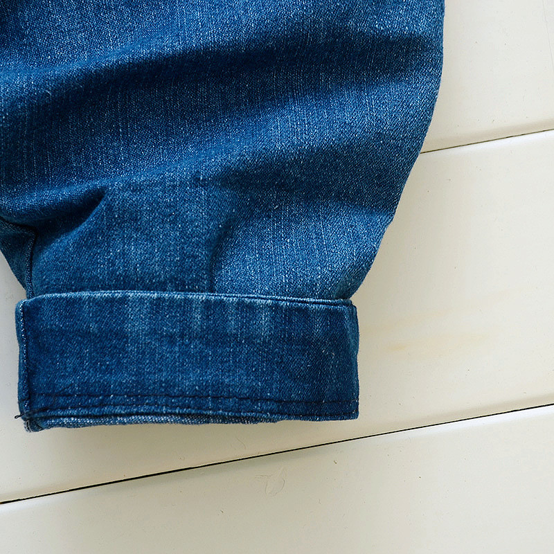 IENENS Бебешки гащеризони за момичета Детски панталони Деним Гащеризон Панталони с бродерия Пеперуди Гащеризон за малки деца 0-4 години Дрехи