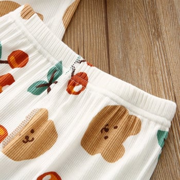 Κορεάτικα βρεφικά ρούχα καλοκαιρινά παιδικά νέα σετ πιτζάμες Cute Cherry T-shirt με κοντομάνικο σορτς 2 τμχ Βρεφικά σαλόνια για παιδιά
