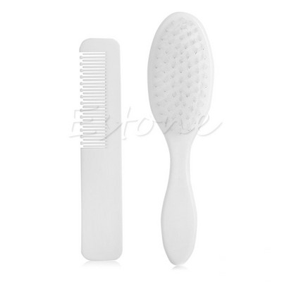 Baba hajkefe és fésű szett Gyermek hajkefe Puha nylon sörtéjű bölcsősapkák Hajkefe kisgyermekek csecsemőmasszázsához