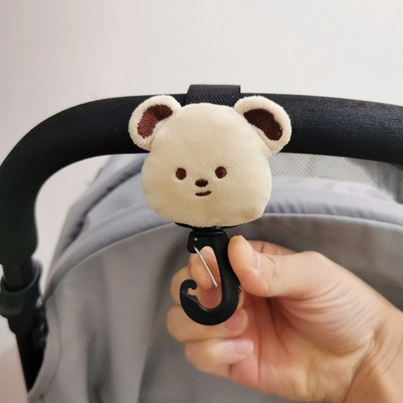 Куки за бебешка количка Щипки за количка и 360-градусова щипка за количка за окачване на чанти Портмоне и аксесоари за колички за пазаруване