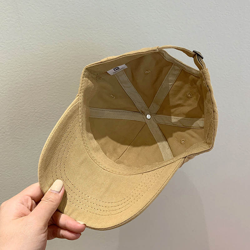 Детска бейзболна шапка с бродерия с букви Едноцветна хип-хоп шапка за момче с остри шапки Лятна регулируема детска шапка за слънце