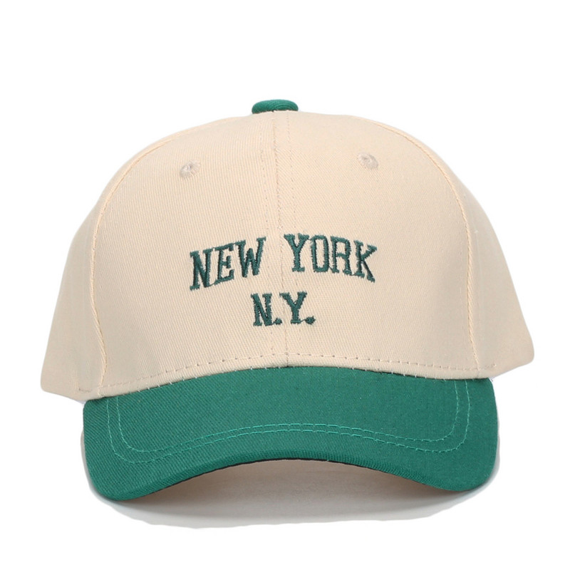 Нова тенденция 2023 г. Детска снаждане с букви Бродирана бейзболна шапка Момчета Момичета Ежедневна слънцезащитна шапка на открито 2-8 години