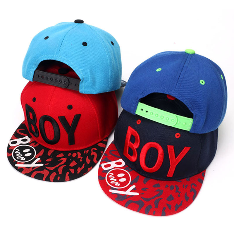 Детска, момчешка, бродирана хип-хоп шапка с буквени букви, унисекс шапка с гръб, бебешка плоска бейзболна шапка на камион, шапка за слънце за момичета, танци