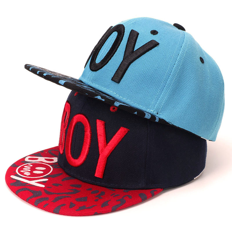 Детска, момчешка, бродирана хип-хоп шапка с буквени букви, унисекс шапка с гръб, бебешка плоска бейзболна шапка на камион, шапка за слънце за момичета, танци