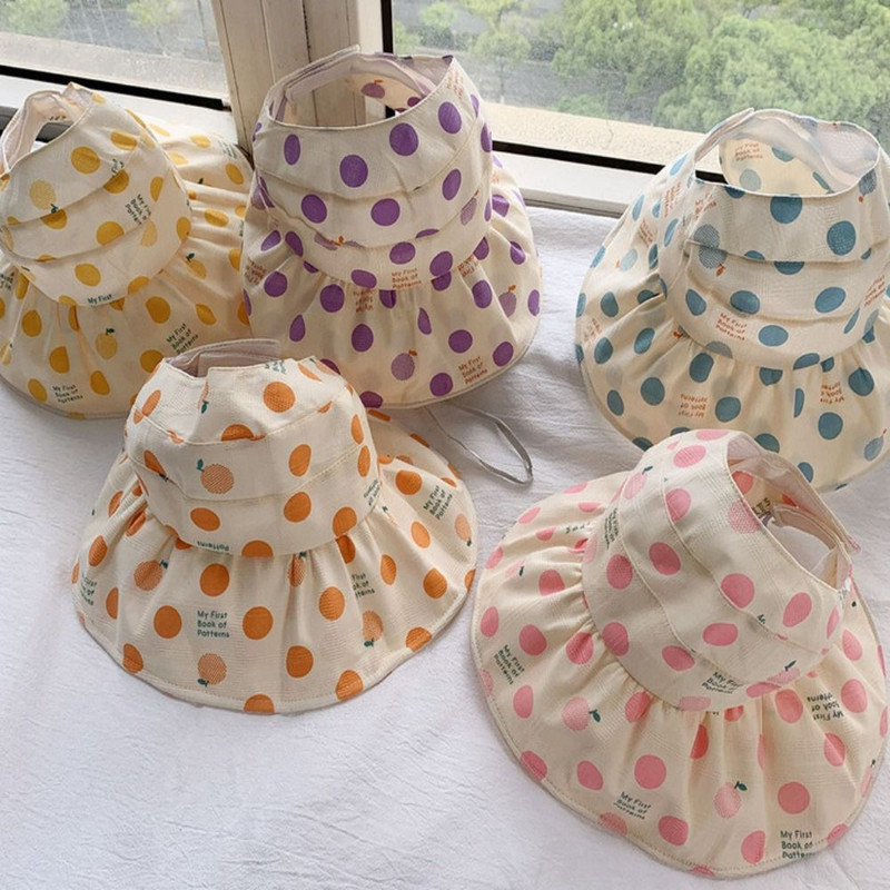 Лятна слънчева шапка за деца, момичета, момчета, външна UV защита, капак за уши, шапка с кофа, детски сгъваеми плажни шапки с широка периферия