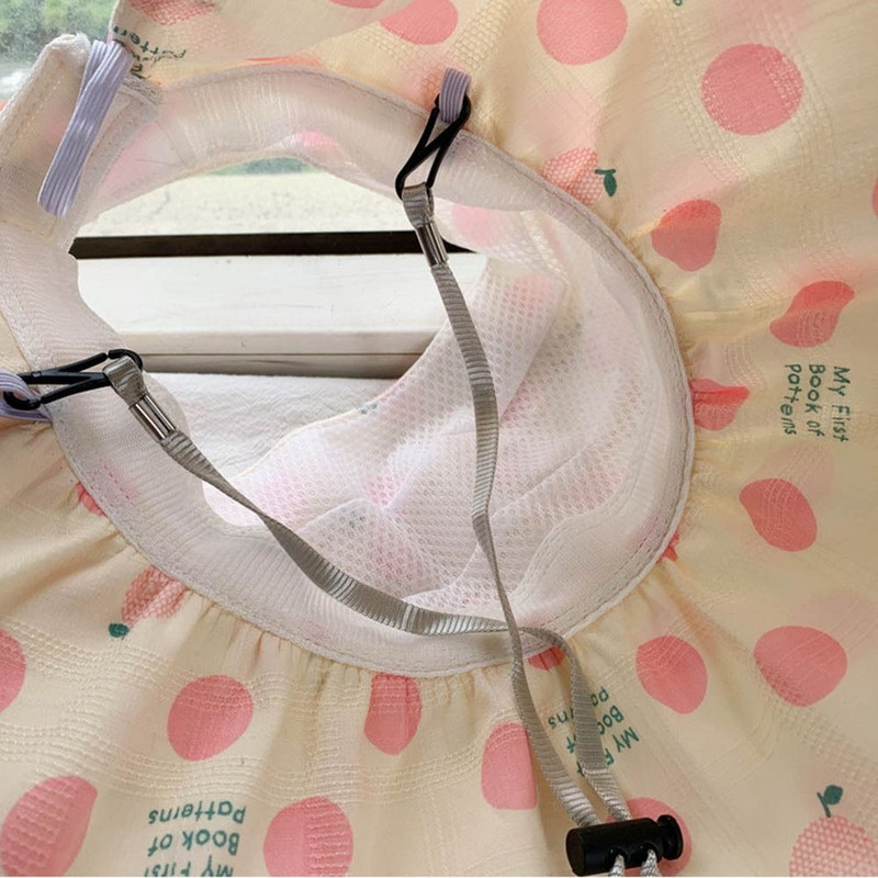 Лятна слънчева шапка за деца, момичета, момчета, външна UV защита, капак за уши, шапка с кофа, детски сгъваеми плажни шапки с широка периферия