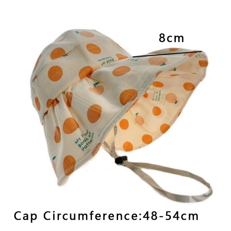 Лятна слънчева шапка за деца, момичета, момчета, външна UV защита, капак за уши, шапка с кофа, детски сгъваеми плажни шапки с широка периферия