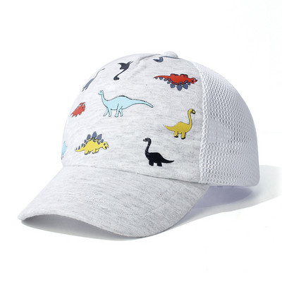Lovely Kids Trucker Ball Cap Καπέλο αναψυχής για εξωτερικούς χώρους Duck Cap μονόχρωμο καπέλο ηλίου με κυρτό γείσο Καπέλο μπέιζμπολ Καπέλο μπέιζμπολ Dinosaur print