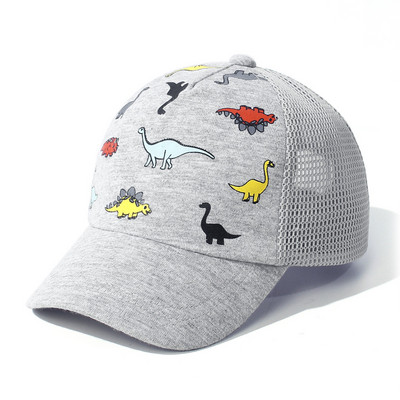Lovely Kids Trucker Ball Cap Καπέλο αναψυχής για εξωτερικούς χώρους Duck Cap μονόχρωμο καπέλο ηλίου με κυρτό γείσο Καπέλο μπέιζμπολ Καπέλο μπέιζμπολ Dinosaur print