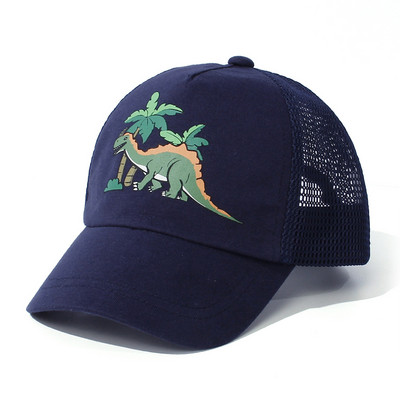 Lovely Kids Trucker Ball Cap Καπέλο αναψυχής για εξωτερικούς χώρους Duck Cap μονόχρωμο καπέλο ηλίου με κυρτό γείσο Καπέλο μπέιζμπολ Καπέλο μπέιζμπολ Dinosaur print