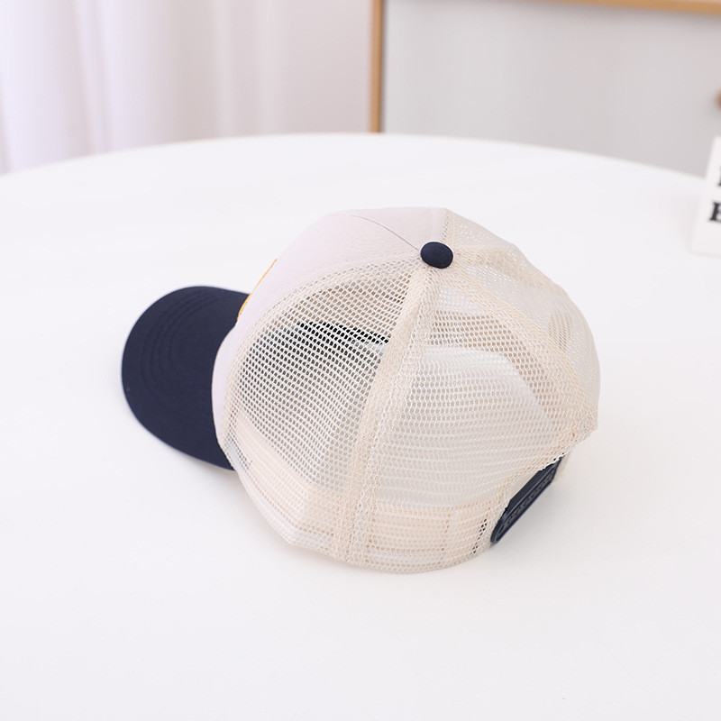 Лятна бебешка бейзболна шапка за момче, мрежеста дишаща шапка за багер Snapback Sun Hat за деца, момичета, външна хип-хоп шапка