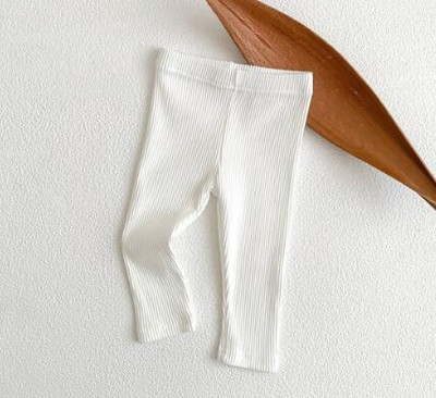 Tavasz ősz új baba tömör leggings pamut csecsemő vékony nadrág fiú kisgyermek bordás nadrág gyerek ruhák lányok alkalmi nadrágok