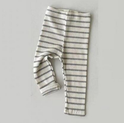 Tavasz ősz új baba tömör leggings pamut csecsemő vékony nadrág fiú kisgyermek bordás nadrág gyerek ruhák lányok alkalmi nadrágok
