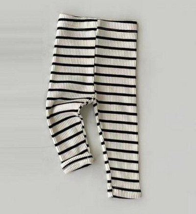 Tavasz ősz új baba tömör leggings pamut csecsemő vékony nadrág fiú kisgyermek bordás nadrág gyerek ruhák lányok alkalmi nadrágok