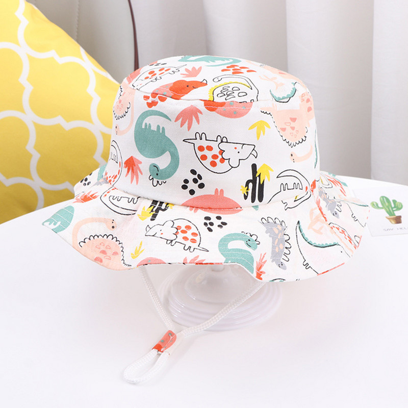 Шапки за слънце на открито UV защита Детска регулируема каишка за брадичка Шапки за слънце Лято Пролет Шапка за слънце Сладка анимационна шапка за плаж на открито