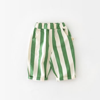 2024 Άνοιξη αγόρι κορίτσι Παιδιά Φαρδιά στρεπτά καθημερινά παντελόνια Βρεφικές τσέπες Μόδα παντελόνι Παιδικό υπαίθριο βαμβακερό παντελόνι νήπιο κοστούμι