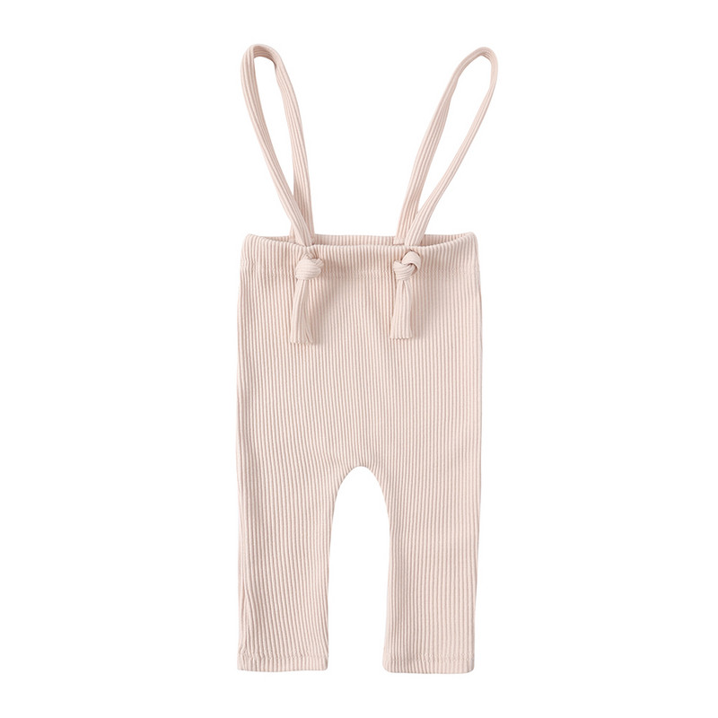 2024 г. Клинове за новородени бебета Панталони Плътни еластични оребрени PP Корейски дрехи 0-24M Момче Момиче Сладко боди Панталони за малки деца Гащеризон