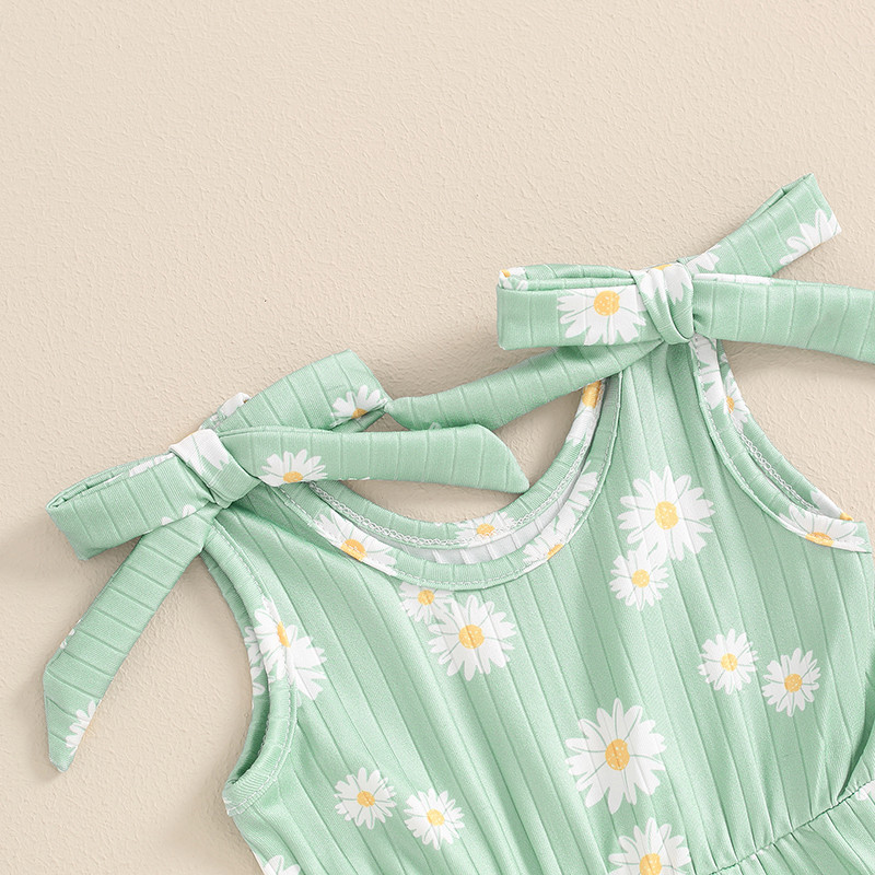 Модни детски гащеризони за бебета и момичета, летни гащеризони, детски бебешки щампи с флорални щампи, презрамка с ластик на талията, гащеризони, джобове, къси дрехи, дрехи